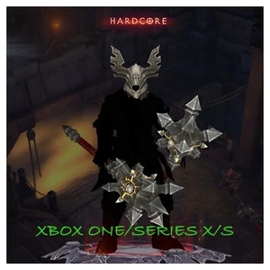 DIABLO 3 XBOX MODDED BARBARIAN HARDCORE 2 BONUSES PRIMAL ANCIENT LEGENDARY SET - Picture 1 of 11