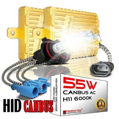 # 55W H11 H8 H9 6000K Heavy Duty CANBUS AC HID Conversion Kit Headlight Foglight - Image 1 of 4