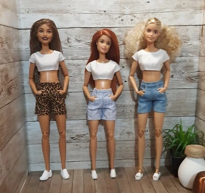 Barbie Doll Clothes, Shorts, Working Pockets, Hand Made - Image 1 of 4