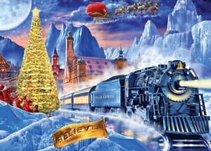 Jigsaw Puzzle Seasonal Entertainment The Polar Express Train 1000 pieces NEW