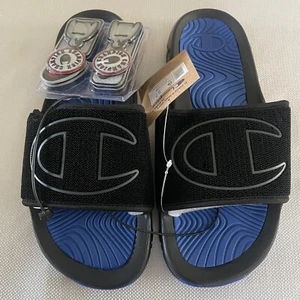 Champion Gr. 9 Hyper Catch Herren Schwarz Pantoletten Sandalen Haus Schuhe - Bild 1 von 10