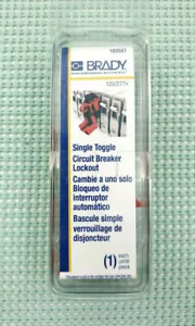 Bloqueo de disyuntor de palanca única Brady 103581 120/277V - Imagen 1 de 3