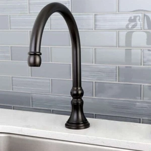 Bathselect kommerzieller Schwanenhalsöl gerieben Bronze automatischer Sensorwasserhahn - Bild 1 von 2