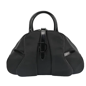 Authentic Christian Dior Double Saddle Trotter Boston Nylon Bag P3531Y610 - Picture 1 of 24