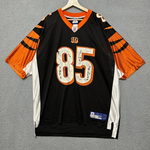 Cincinnati Bengals Chad Johnson Ochocinco Reebok Jersey Men's XL Black NFL Cover