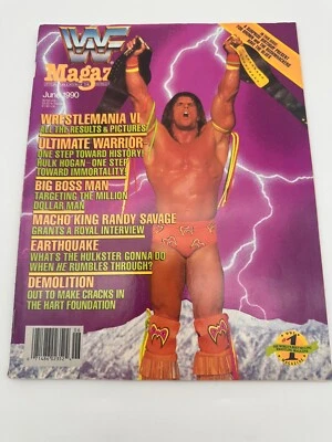 Журнал WWF июнь 1990 каталог товаров Ultimate Warrior WWE Wrestlemania VI - Изображение 1 из 4