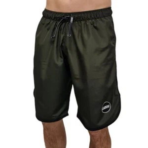 Lab84 Pantaloncini Costume Shorts Mare Sport S23 SHM1002Black Verde Scuro - Imagen 1 de 2