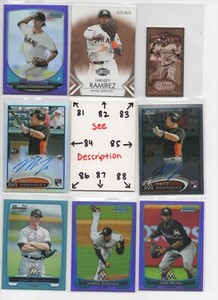 Miami Marlins * SERIAL #'d ROOKIES AUTOS JERSEYS * Stanton Yelich Beckett Hanley