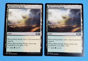 2x Blossoming Sands Core Set 2021 Mtg Magic Gathering Card Dual Land 244 - Picture 1 of 2
