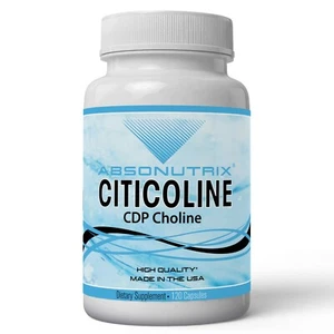 Absonutrix Citicolin CDP Cholin 530 mg 120 pflanzliche Kappe Gehirngesundheit kognitive Fähigkeiten - Bild 1 von 5