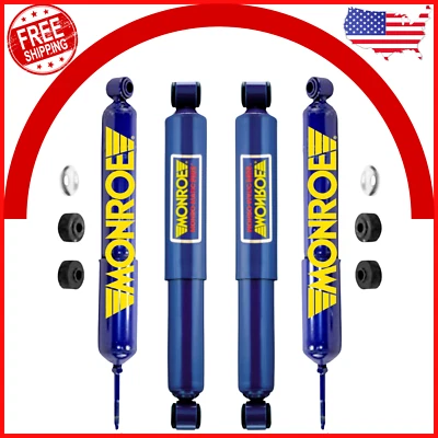 Monroe Front & Rear Shocks Absorbers Kit Set 4PC For Chevy Silverado 2500 HD GMC - Image 1 of 3