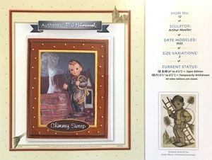 MJ HUMMEL Schornsteinfeger PATCHKARTE ~ Willabee & Ward ~ GOLDEN MOMENTS SAMMLUNG - Bild 1 von 1