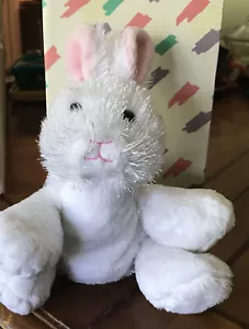 Ganz Webkinz White Rabbit Bunny Plush HM078 Easter Gift B43 - Picture 1 of 8