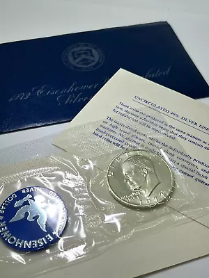 1972 Eisenhower Uncirculated Silver Dollar Coin in OGP - Image 1 of 4