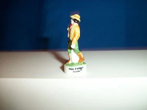 PAUL D'ARNOT Mini Figure TARZAN Tiny FRENCH Porcelain FEVES Miniature Figurine - Picture 1 of 4