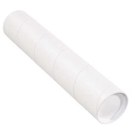 Tubos de correo con tapas marca PARTNERS P4042W, 4" X 42", blanco, PK15 Foto 1 de 1