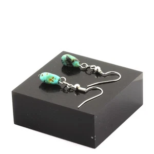 Steine Und Minéraux. Ohrringe 1 Perle Türkis Afrikanischer aus Afrika D - Bild 1 von 2