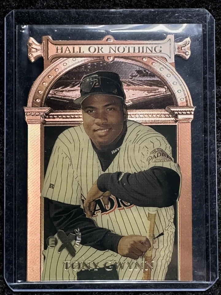Tony Gwynn - 1997 EX 2000 - #8 of 20 - Hall or Nothing - Die Cut - Copper - HOF - Image 1 of 3