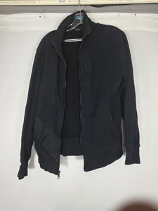 APT.9 Black Full Zip Quilted Jacket Men’s Size M Casual Lightweight Sweater - Picture 1 of 3