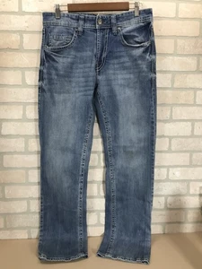 TK Axel Slim Boot Denim Jeans Herren Größe W32 L34 Medium Wash Blau - Bild 1 von 13