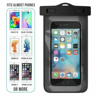 4 Colors TPU Waterproof Underwater Phone Case Dry Bag Pouch Universal Swimming f - Image 1 of 4