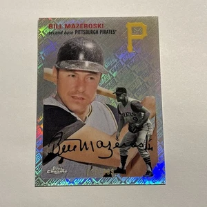 Bill Mazeroski 2023 Topps Chrome Platinum Anniversary Topps Logo Refractor /499 - Picture 1 of 2