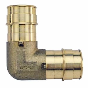 Paquete individual Apollo - PEX 1 pulgada Codo de 90 grados - Accesorios de latón APXE11 sellados - Imagen 1 de 4