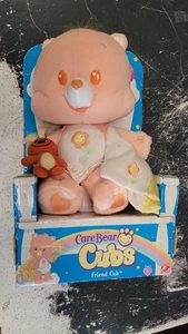 Care Bear Cubs Series Orange FRIEND CUB 11 Inch Plush with Bunny 2005 - Picture 1 of 10