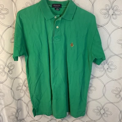 Polo Grant Rugger verde manga corta para hombre talla mediana Foto 1 de 4
