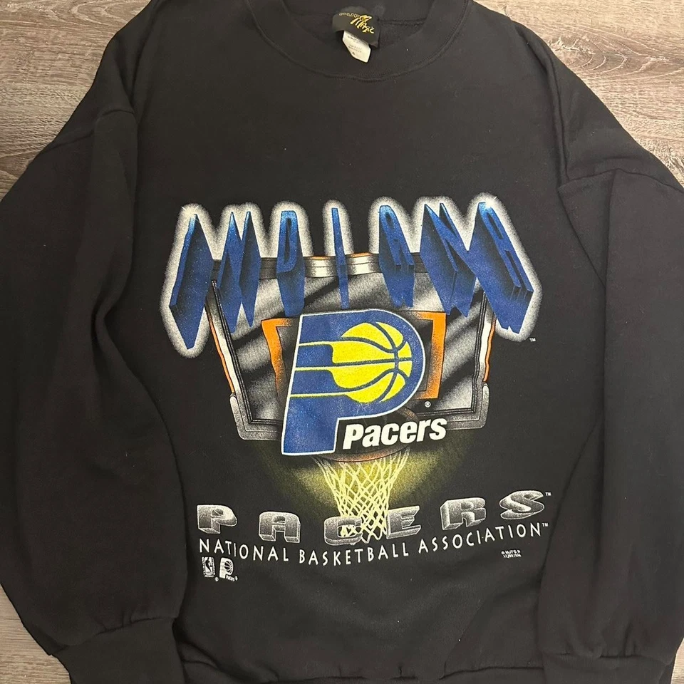 Vintage 1990s Indiana Pacers National Basketball crewneck sweatshirt VK05983 - Image 1 of 1