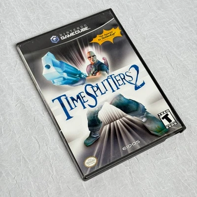 TimeSplitters 2 (Nintendo GameCube, 2002) CIB Complete w/ Manual – Tested Works - Image 1 of 4