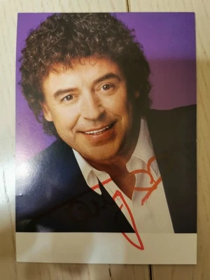 Autogrammkarte Tony Marshall Schlager  - Bild 1 von 2