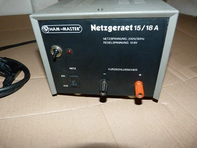 HAM-MASTER Netzgerät 15/18 Ampere - 13,8 Volt DC - Kurzschlusssicher - 350 Watt - Bild 1 von 4