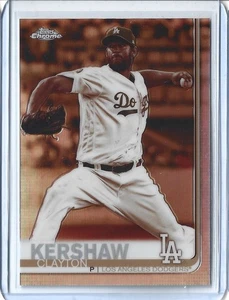Clayton Kershaw - 2019 Topps Chrome #112 - rifrattore seppia - Los Angeles Dodgers - Foto 1 di 2