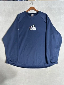 NWOT Majestic Chicago White Sox Long Sleeve Sweatshirt ThermaBase Mens 2XL Blue - Picture 1 of 6
