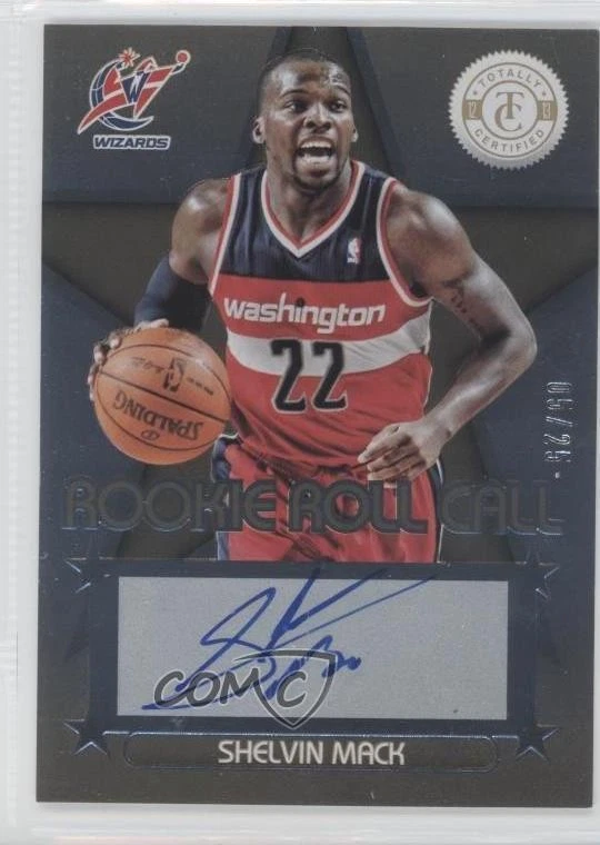2012-13 Totally Certified Rookie Roll Call Gold /25 Shelvin Mack #61 Auto RC - Image 1 of 2