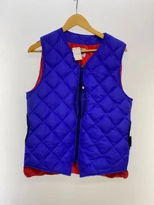 A BATHING APE down Vest blue L Used - Picture 1 of 3