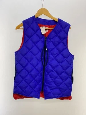 A BATHING APE down Vest blue L Used - Image 1 of 3