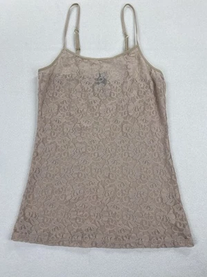 George женщин кружева эластичной Майка размер маленький чистый наслоения бак крестьянин Y2K - Изображение 1 из 4