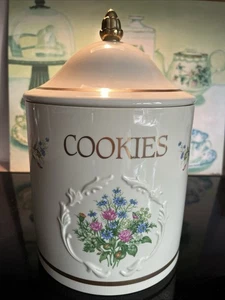 Lenox Spice Garden Cookie Jar With Lid Vintage 1995 Hard To Find EUC - Picture 1 of 10