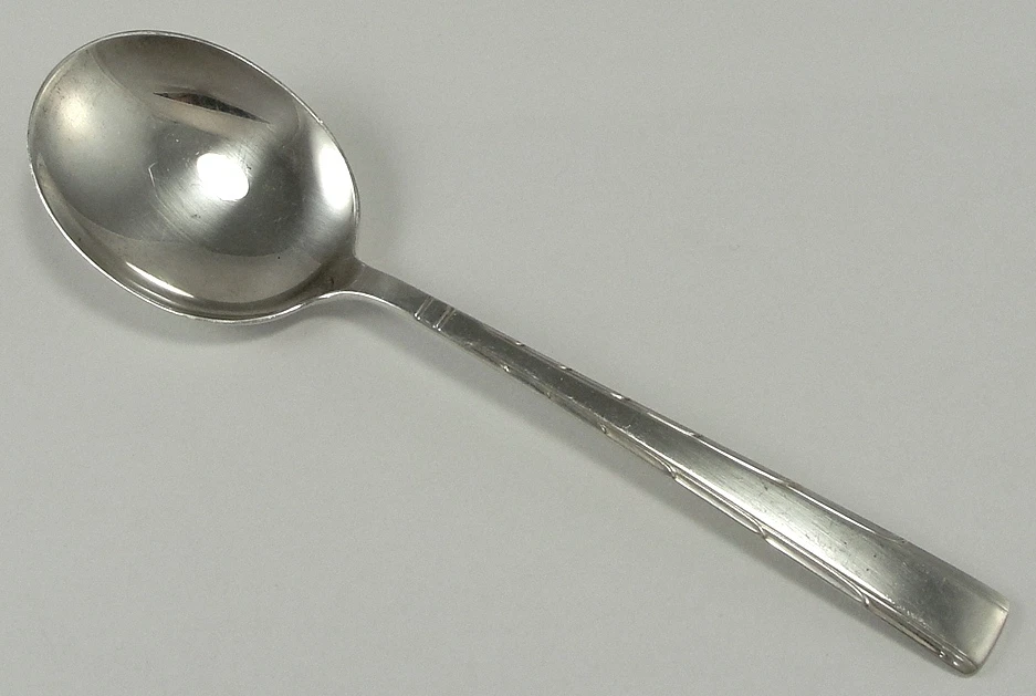 "Cuchara sopa crema cuenco redondo de plata esterlina Easterling patrón horizonte 6-3/8""" Foto 1 de 1