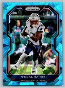 2020 Panini Prizm #23 N'Keal Harry New England Patriots Prizm Blue Ice #/99 - Bild 1 von 2