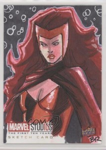2019 Marvel Studios The First Ten Years Sketch Cards 1/1 Brian Rogers Auto p1l
