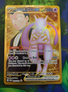 Pokemon Team Rocket's Mewtwo Gold Secret Rare Destined Rivals English NM CARD - Picture 1 of 2