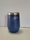 Fiesta Wine Tumbler 15 oz Travel Cup Mug Lapis Blue