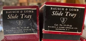 Baush & Lomb 63-25-42 & one 63-25-40 slide trays - Picture 1 of 2