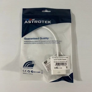 Astrotek Mini DisplayPort DP to DVI Cable 20cm - 20 pins Male to 24+5 pins - Picture 1 of 3