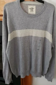 Men's Old Navy Sweater Size XL Gray Crew Neck Pullover 80% Cotton 20% Cashmere - Picture 1 of 5