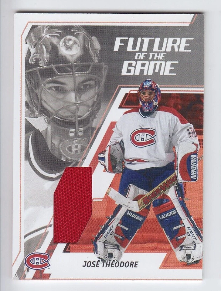2002-03 ITG BAP MEMORABILIA JOSE THEODORE JERSEY /30 FUTURE OF GAME USE Canadien - Image 1 of 1