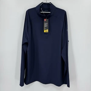 Under Armour GOLF Men's 1/4 Zip Pullover Shirt sz XXL Long Sleeve Collared Loose - Picture 1 of 8